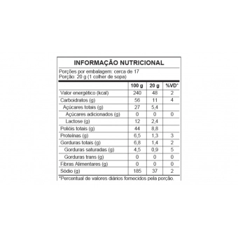 LEITE CONDENSADO ZERO ACUCAR 330G