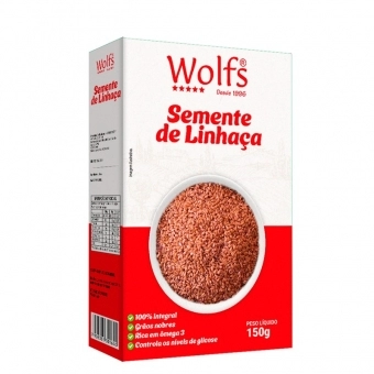 SEMENTE DE LINHAÇA WOLFS 150G