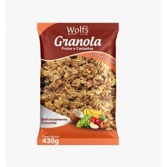 GRANOLA FRUTAS E CASTANHAS 430g