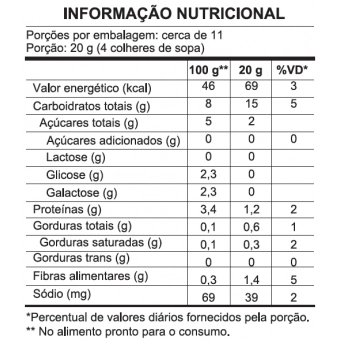 Achocolatado sem adição de açucar  210g