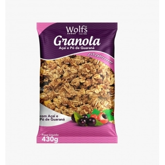 GRANOLA AÇAÍ E PÓ DE GUARANÁ 430G