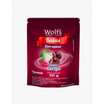 BALA DE CEREJA  ZERO AÇUCAR 20g PAUCH/DISPLAY