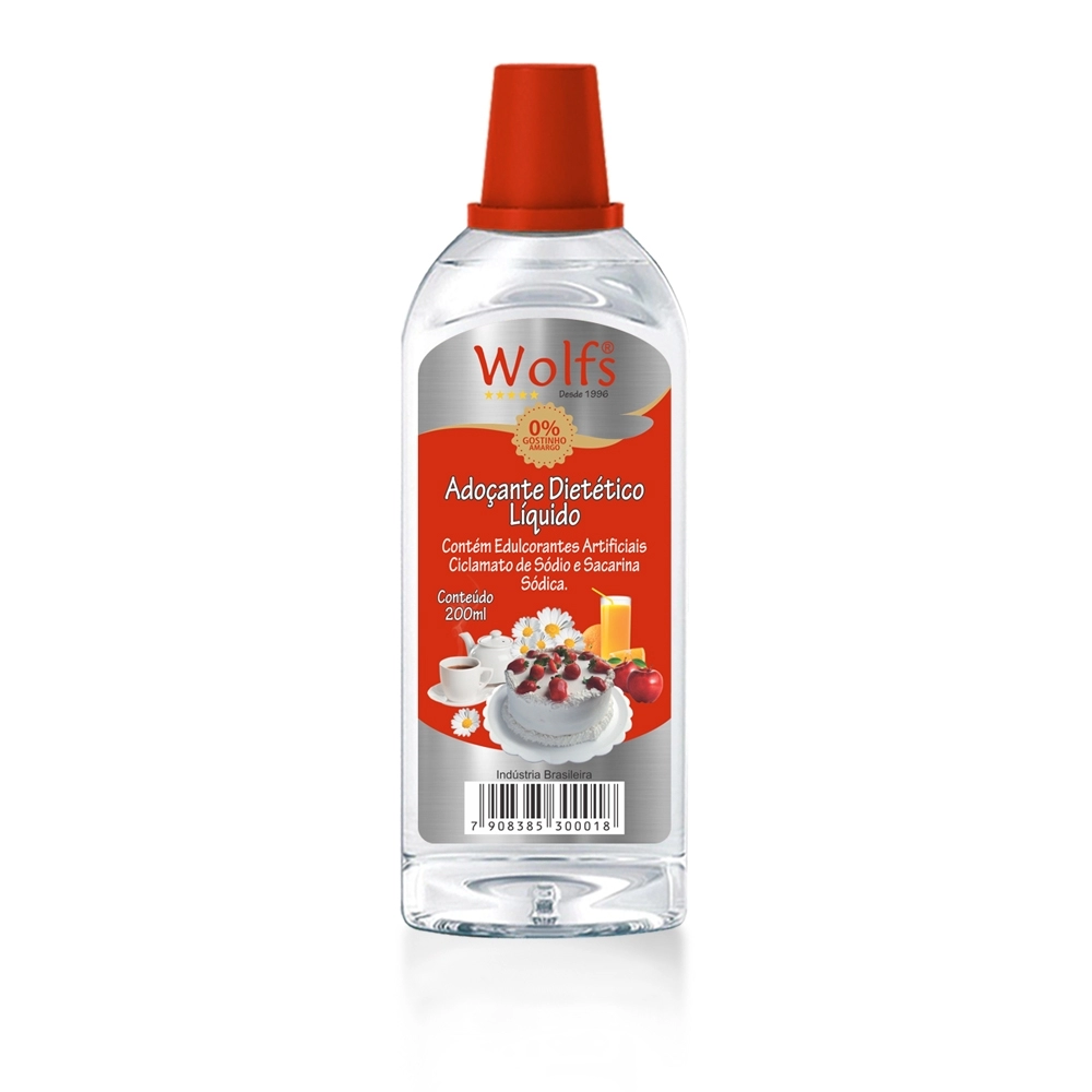 Adoçante Dietético líquido Ciclamato e Sacarina 200ml