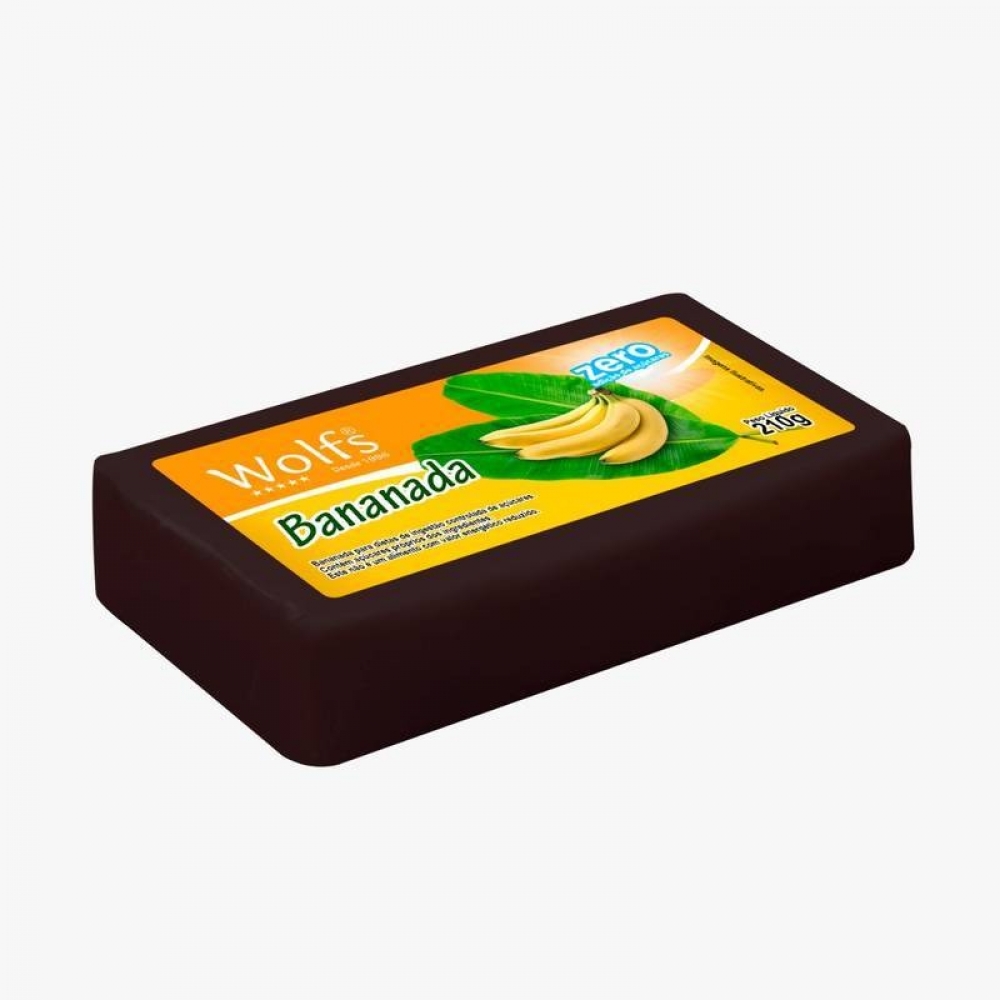 Doce Zero Açúcar Bananada 210g