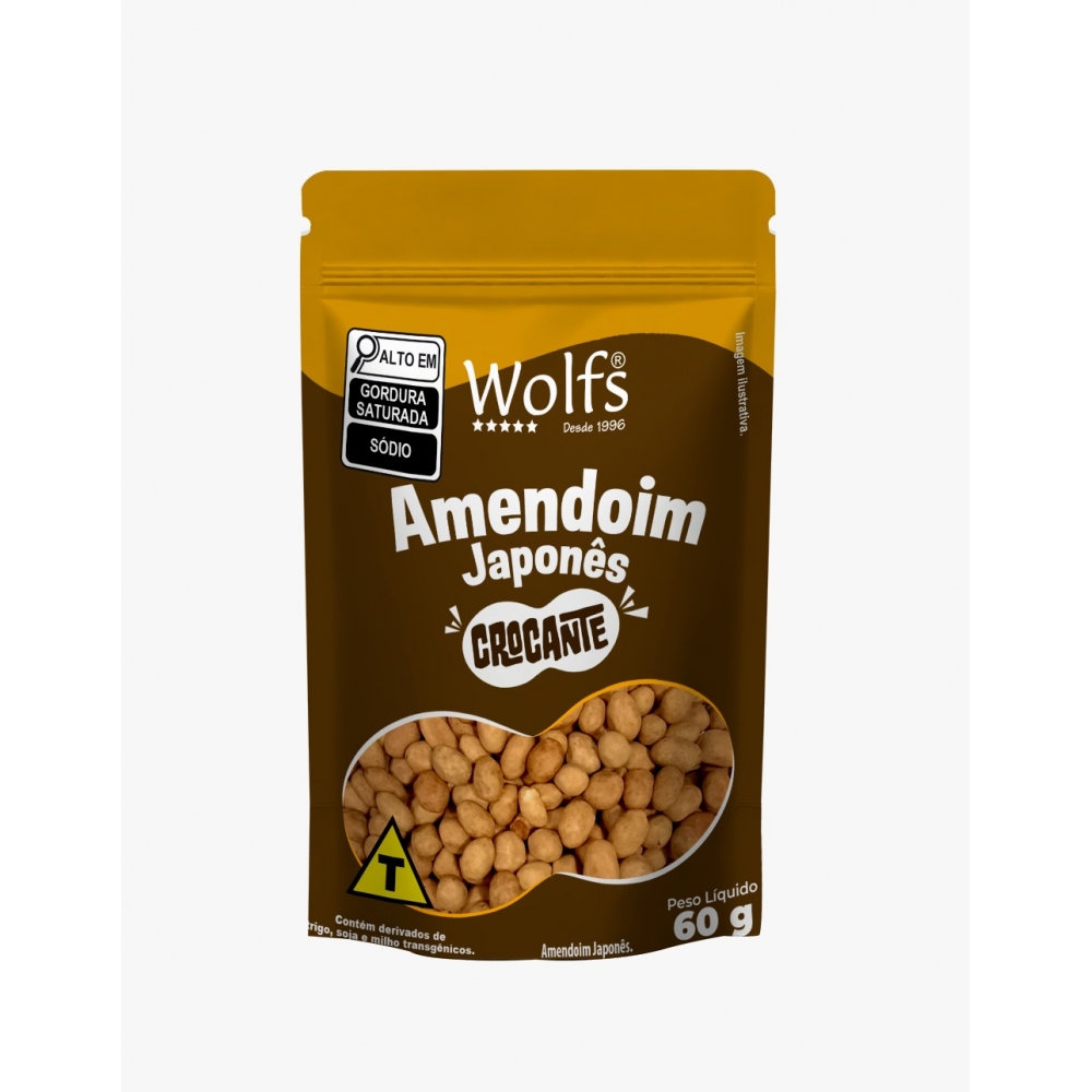 AMENDOIM JAPONES 60G PAUCH