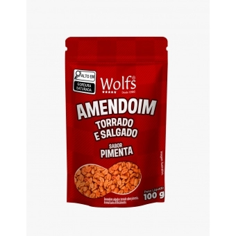 AMENDOIM TORRADO E SALGADO SB PIMENTA 100G