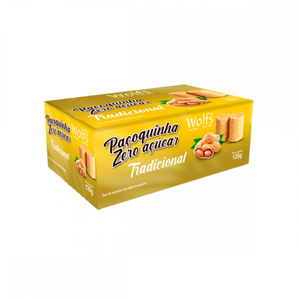 PAÇOCA TRADICIONAL ZERO AÇUCAR 120G