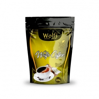 Wolfs Coffe com Óleo de Coco 100g