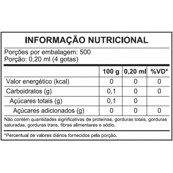 Adoçante Dietético líquido Eritritol 100ml