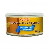 BANANADA CREMOSA WOLFS ZERO AÇUCAR 350 G - LATA