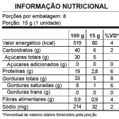 PAÇOOCA COM CHOCOLATE ZERO ACUCAR 120G