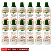 KIT COM 12 UNIDADES DE ADOCANTES WOLFS 100% STEVIA 100ML