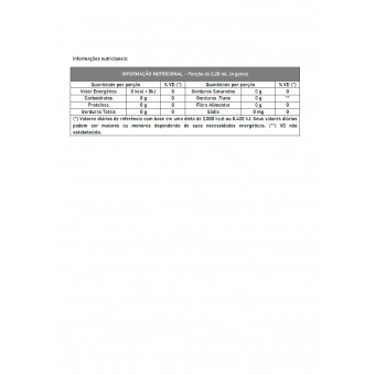 Adoçante Dietético líquido 100% Stévia 100 ml