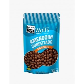 AMENDOIM CONFEITADO CHOCOLATE 60G PAUCH