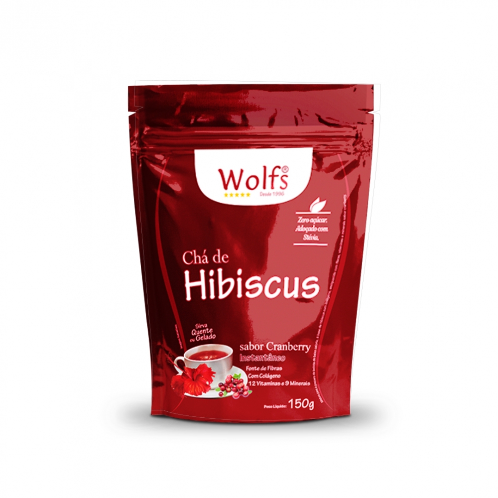 Chá de Hibiscus sabor Cramberry 150g