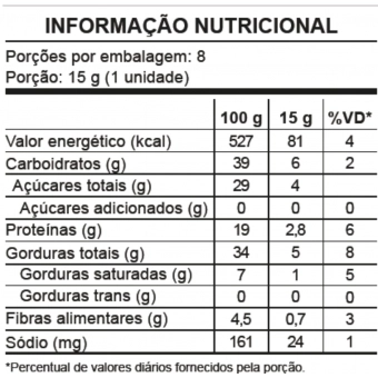 PAÇOCA COM CAFÉ ZERO AÇUCAR 120G