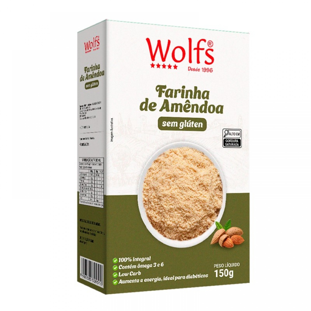 FARINHA DE AMÊNDOA SEM GLÚTEN 150G