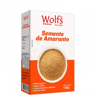 SEMENTE DE AMARANTO WOLFS 150G