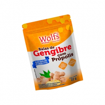 BALAS DE GENGIBRE COM PROPOLIS ZERO ACUCAR 0,22G