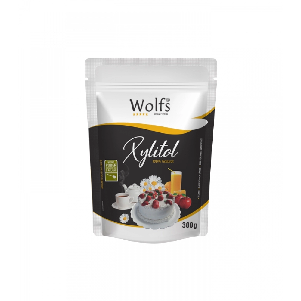 Adoçante Dietético Natural em Pó Xylitol 300g