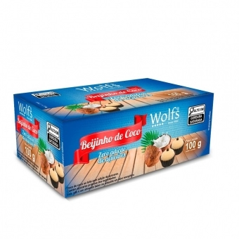 BEIJINHO COCO WOLFS ZERO AÇUCAR 100g DISPLAY