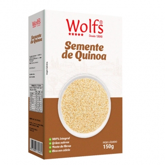 SEMENTE DE QUINOA WOLFS 150G