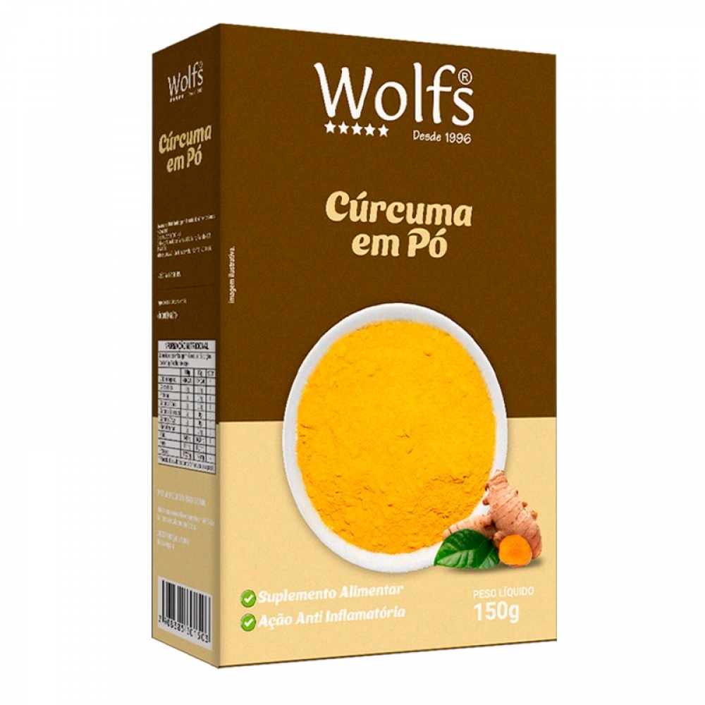 CURCUMA EM PÓ WOLFS 150G