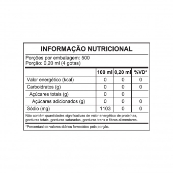 Adoçante Dietético líquido Ciclamato e Sacarina 100ml