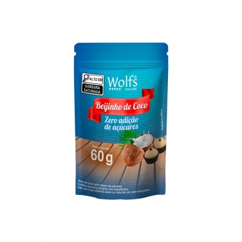 BEIJINHO COCO WOLFS ZERO AÇUCAR 60g PAUCH
