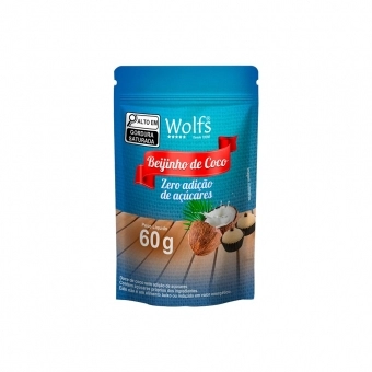 BEIJINHO COCO WOLFS ZERO AÇUCAR 60g PAUCH