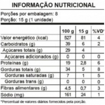 PAÇOCA COM COOKIES ZERO ACUCAR 360g DISPLAY